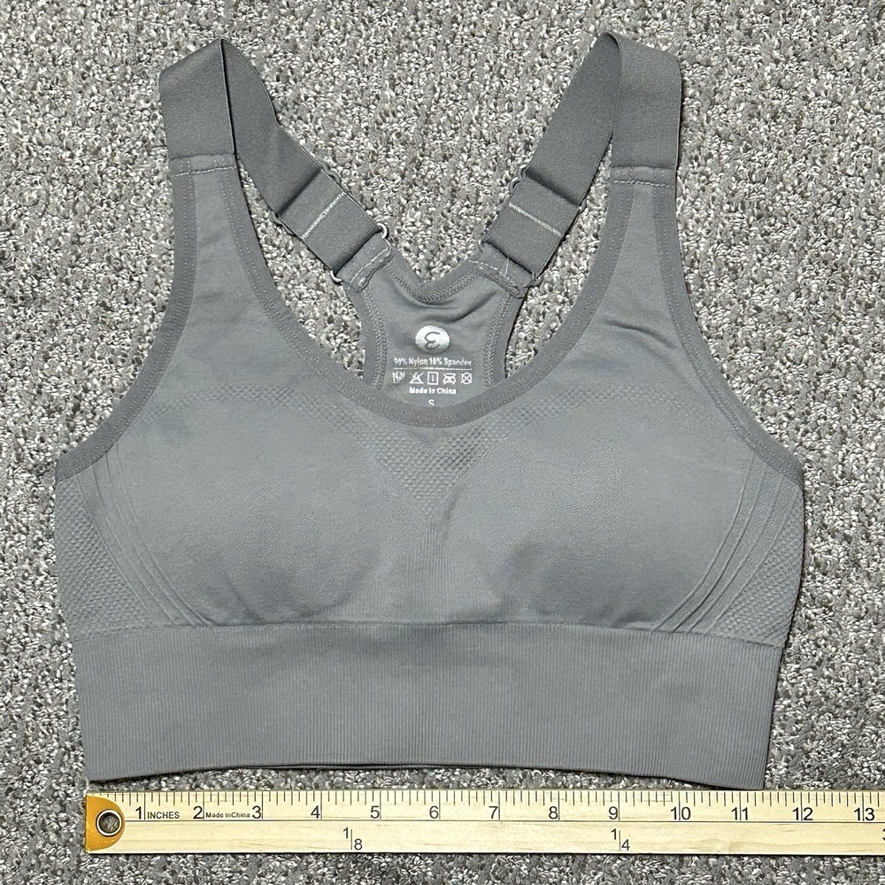 *NWT* Women's Sports Bra Size Small Gray NEW!!